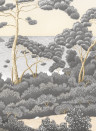 Isidore Leroy Papier peint panoramique Port Cros - Gris Dore Panel C