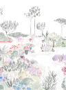 Isidore Leroy Mural Jardin de France - Gris Vert Panel A