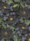 House of Hackney Wallpaper Papavera - Noir