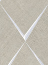 CMO Paris Carta da parati Sisal Losange - Beige/ Argent