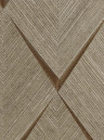 CMO Paris Papier peint Sisal Losange - Sable/ Bronze