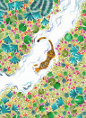 Isidore Leroy Papier peint panoramique Tigres Original - D 10/11/12