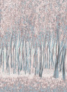Isidore Leroy Papier peint panoramique Sylve Decor Gris