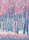 Isidore Leroy Papier peint panoramique Sylve Decor Rose
