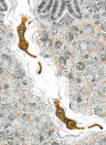 Isidore Leroy Mural Tigres Gris - B 4/5/6