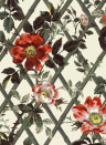 House of Hackney Wallpaper Bryher Rose - Cinnabar