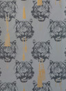 Studio Lisa Bengtsson Wallpaper Coco Tiger - Grey