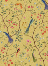 Rebel Walls Papier peint panoramique Songbirds - Saffron