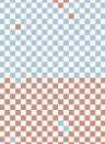 Rebel Walls Mural Pixels - Orange & Blue