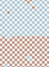 Rebel Walls Mural Pixels - Orange & Blue