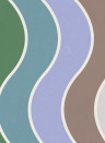 Rebel Walls Wandbild Seventies Waves - Rainbow
