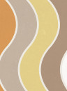 Rebel Walls Wandbild Seventies Waves - Orange