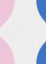 Rebel Walls Mural Wobbly - Blue/ Pink
