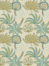 Osborne & Little Wallpaper Ravenala - Petrol/ Gold