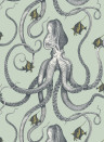 Josephine Munsey Papier peint Octopoda Grand - Radmoor Blue