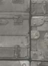 Andrew Martin Papier peint Luggage - Gun Metal