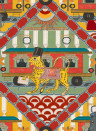 Mindthegap Wallpaper Gare Du Nord - Yellow/ Red/ Blue