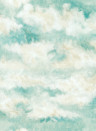 Mindthegap Papier peint Nouage - Turquoise/ Taupe
