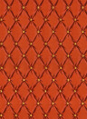 Mindthegap Wallpaper Tufted Panel - Red/ Gold