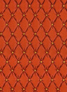 Mindthegap Papier peint Tufted Panel - Red/ Gold