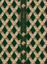 Mindthegap Carta da parati Luxury Detail - Green/ Taupe