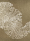 Coordonné Wandbild Diving Moment - Gold