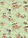 Sanderson Papier peint Mickey at the Farm - Macaron Green