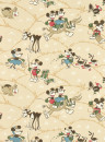 Sanderson Wallpaper Mickey at the Farm - Butterscotch