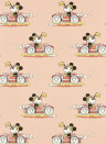 Sanderson Papier peint Minnie on the Move - Candy Floss