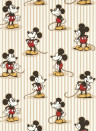 Sanderson Papier peint Mickey Stripe - Peanut