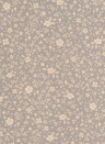 Majvillan Carta da parati Flora - Dusty Blue
