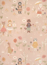 Majvillan Wallpaper Catwalk - Dusty Sweet Pink