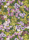Harlequin Wallpaper Wildflower Meadow - Emerald/ Amethyst/ Peridot