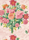 Harlequin Papier peint Dahlia Bunch - Rose Quartz/ Spinel