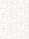 Marimekko Wallpaper Piirto Unikko - 25911