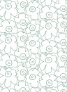 Marimekko Wallpaper Piirto Unikko - 25913