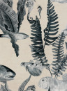 Coordonne Papier peint Bank of Fish - Grey