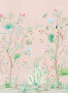 Coordonne Papier peint panoramique Peonies - Rose