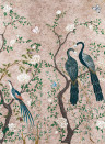 Coordonne Papier peint panoramique Edo Metallics - Rose