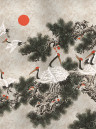 Coordonne Mural Ukiyo Metallics Silver