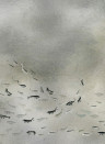 Coordonne Mural Koi Metallics Silver