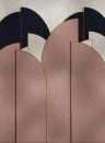 Coordonne Mural Pavilion Metallics Silver