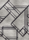 Coordonne Mural L-Geometric Metallics Silver