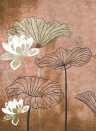 Coordonne Mural Nympha Metallics Silver