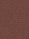 Arte International Carta da parati Croc - Dark Brick