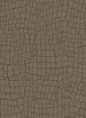 Arte International Carta da parati Croc - Dark Bronze