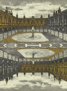 Zoffany Papier peint Royal Exchange - Paris Grey/ Gold