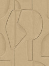 Eijffinger Mural Sculpted Clay - Honey