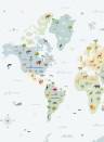 Coordonne Wandbild Animal Map - Prisma
