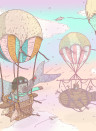 Coordonne Carta da parati panoramica Ballon Rides - Crystal